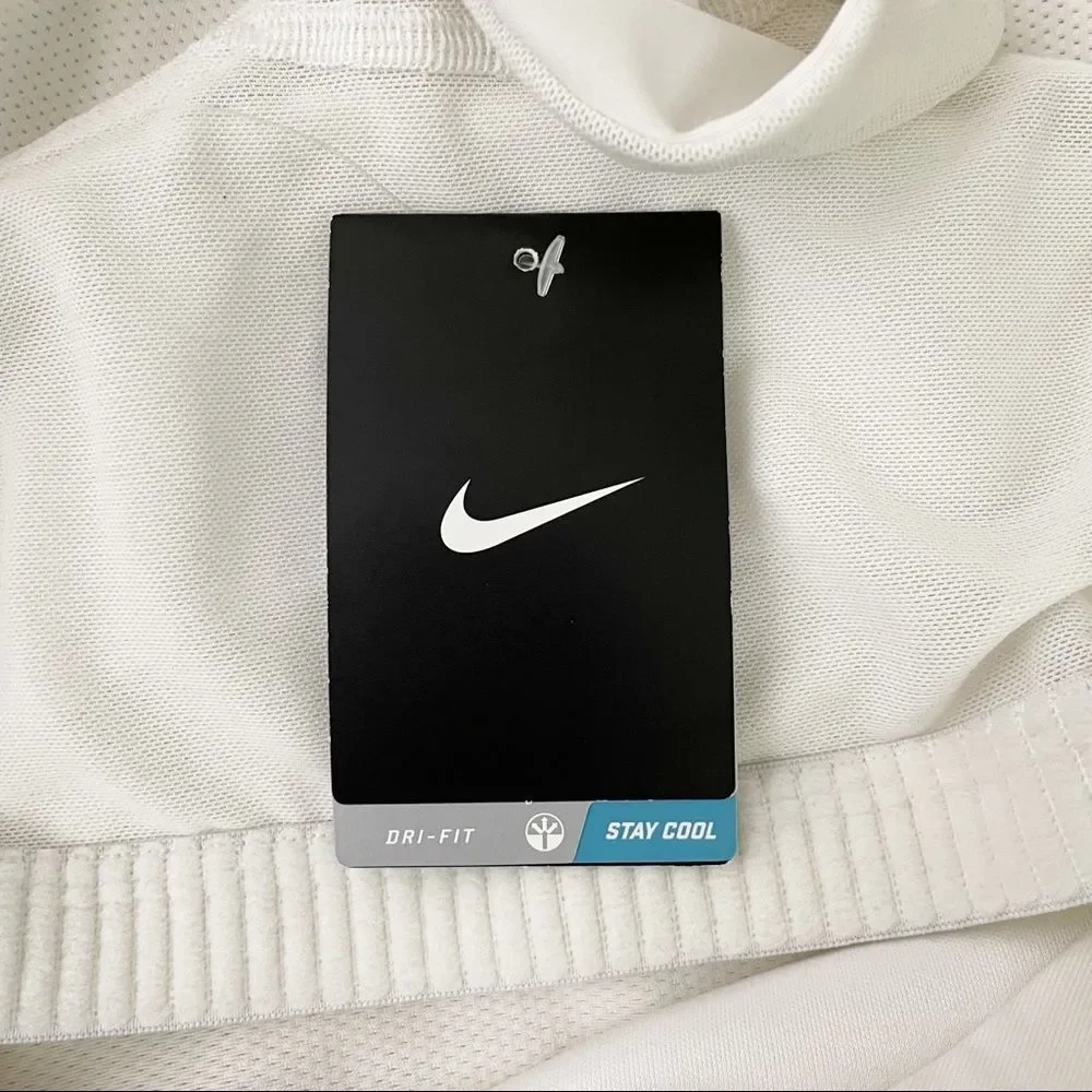 NWOT Nike Tank Top I-Beam White Women’s Size Large Slim Fit - Picture 8 of 11